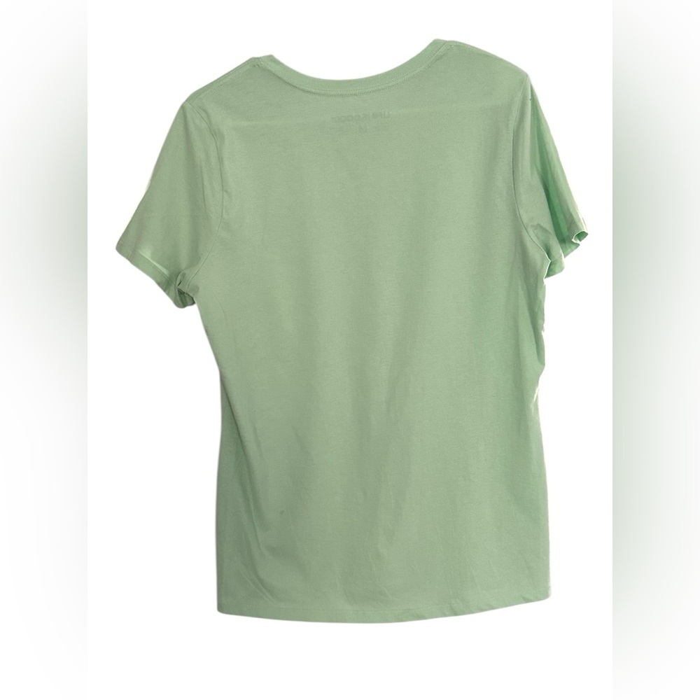 Life Is Good Women’s Fitted Green Short Sleeve Tee - Size Medium - Pre-Loved - Picture 2 of 3